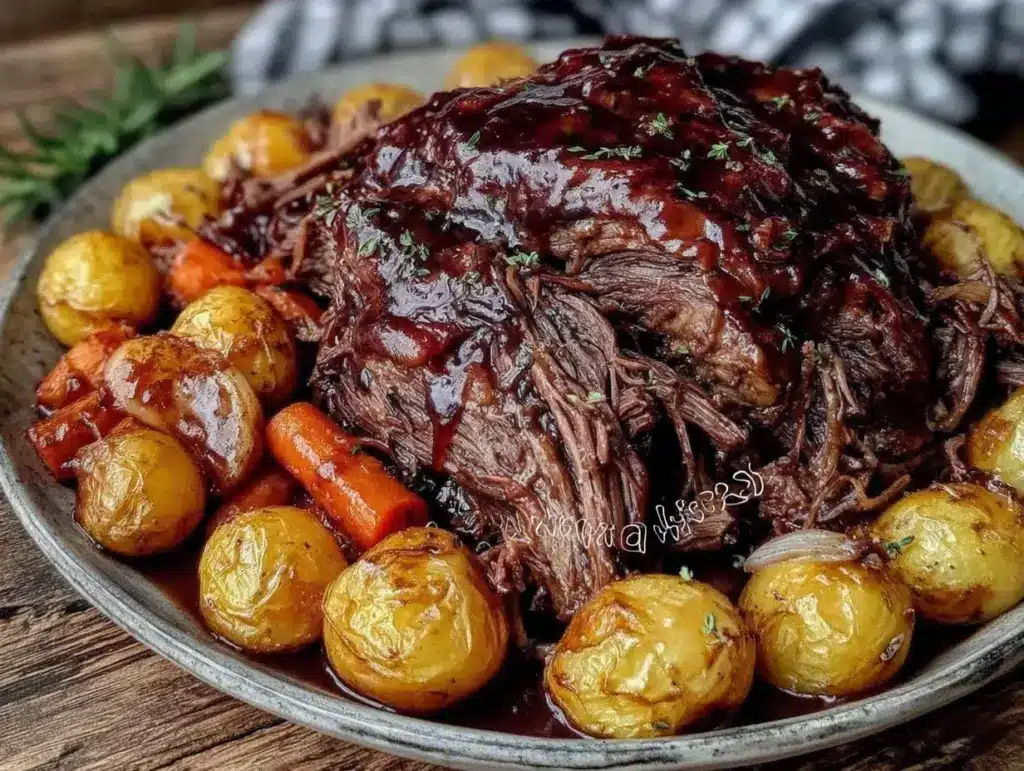 slow cooker pot roast - featured image