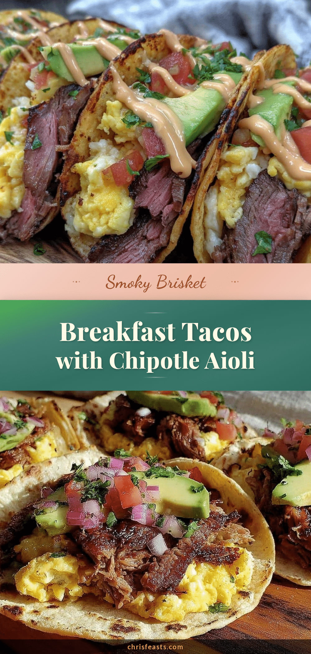 smoked brisket breakfast tacos recipe