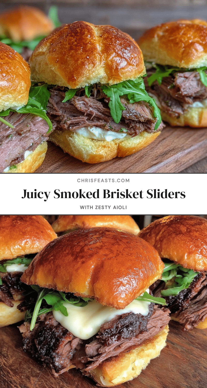 smoked brisket sliders recipe