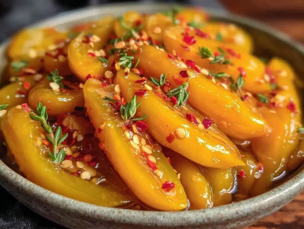 spicy pickled banana peppers preparation steps