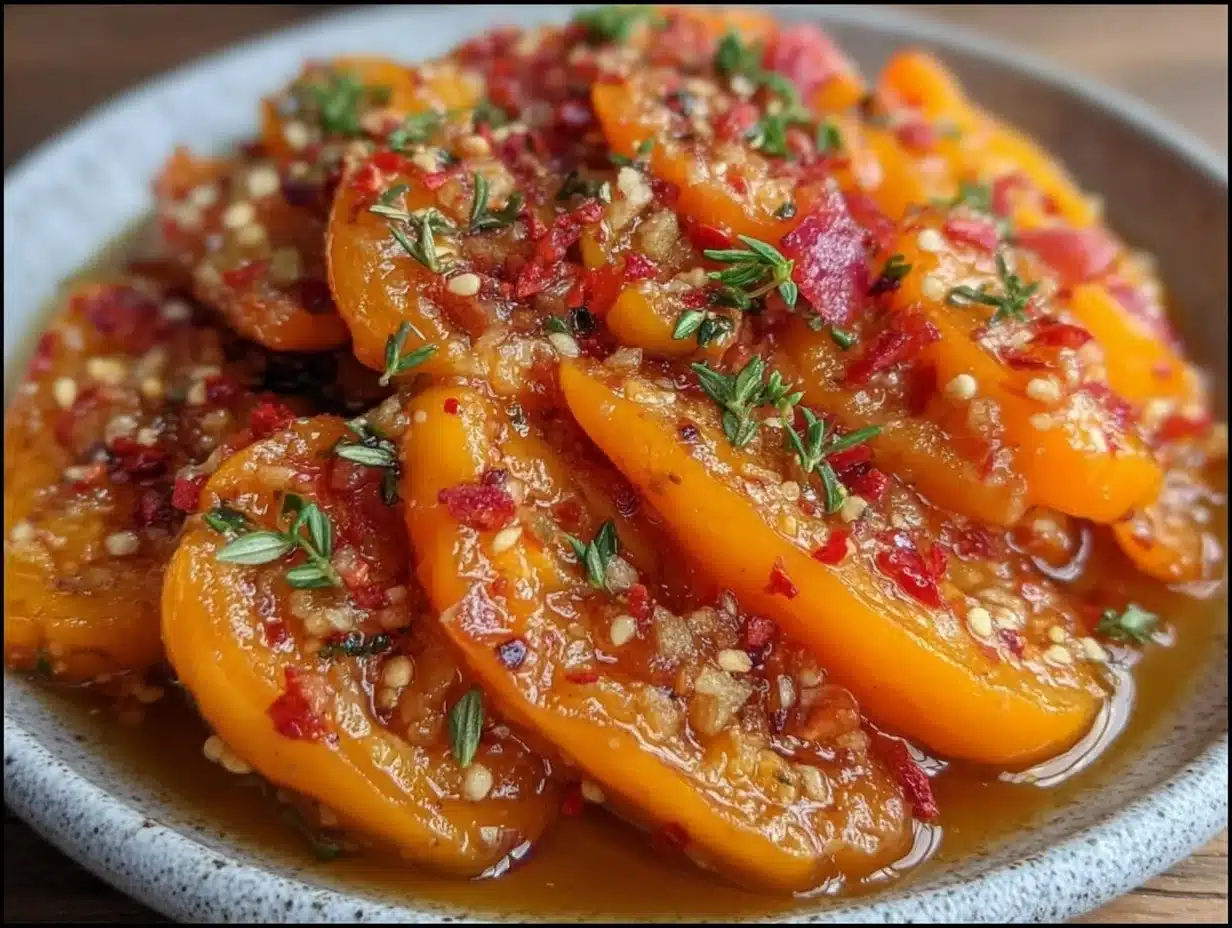 spicy pickled banana peppers - featured image