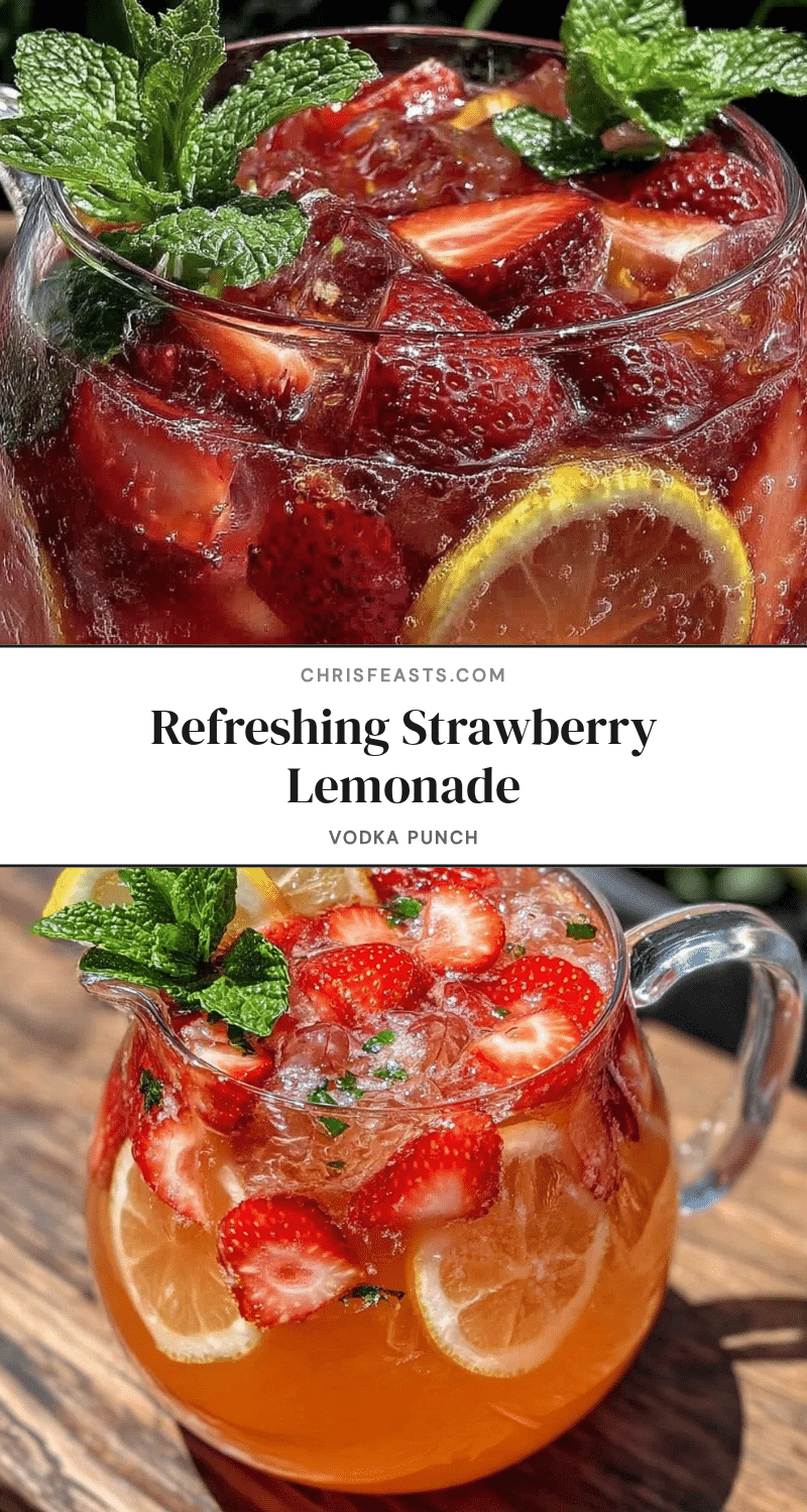 strawberry lemonade vodka punch recipe