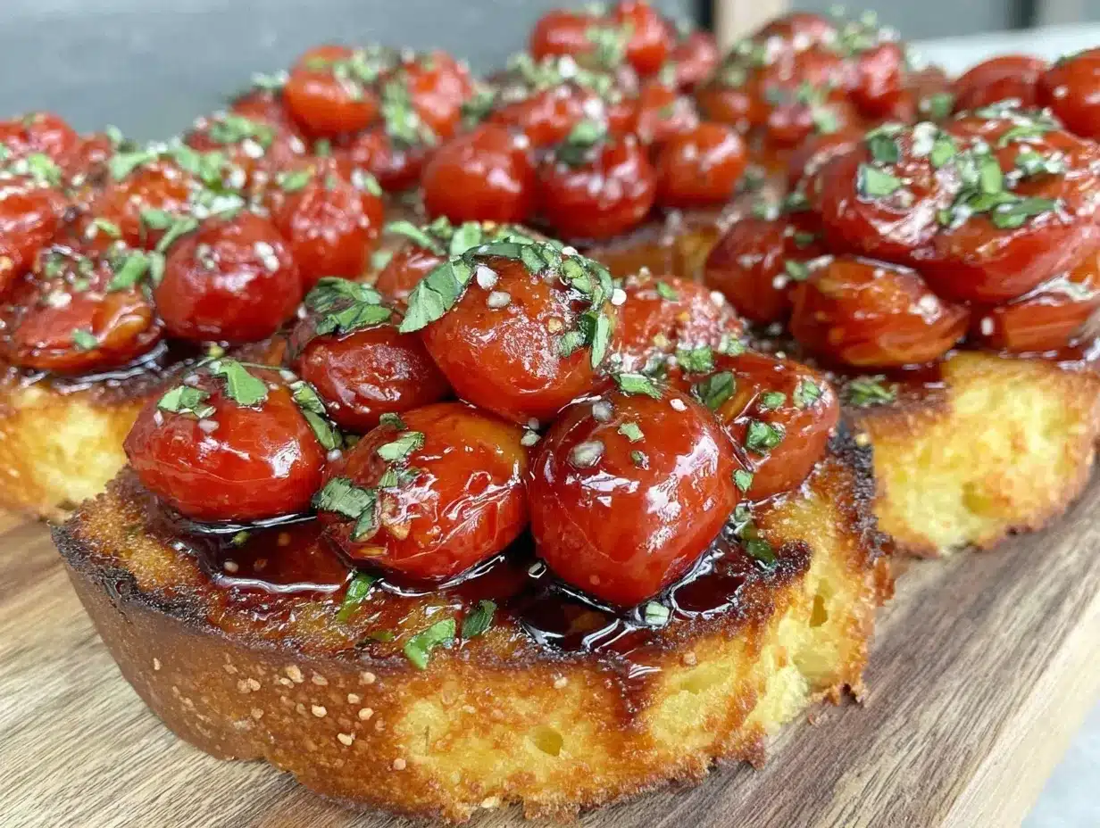 tangy balsamic tomato bruschetta preparation steps