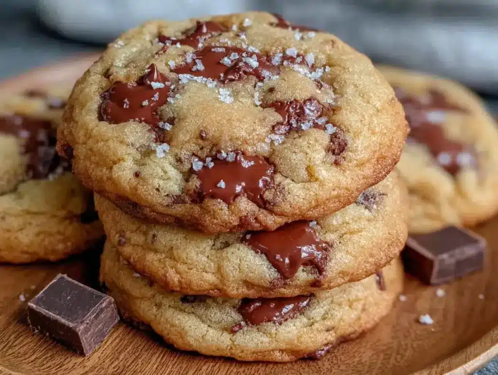 thick chewy chocolate chip cookies - featured image
