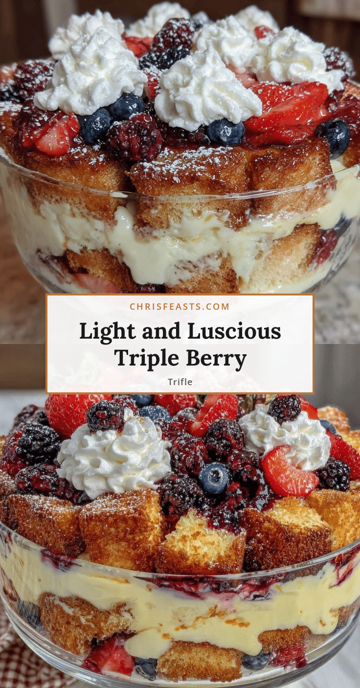 triple berry trifle recipe
