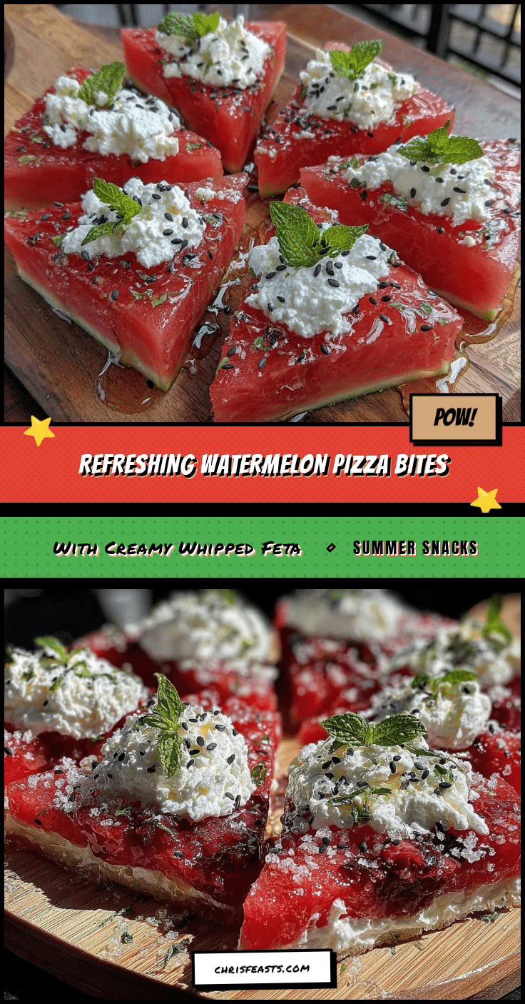 watermelon pizza bites recipe