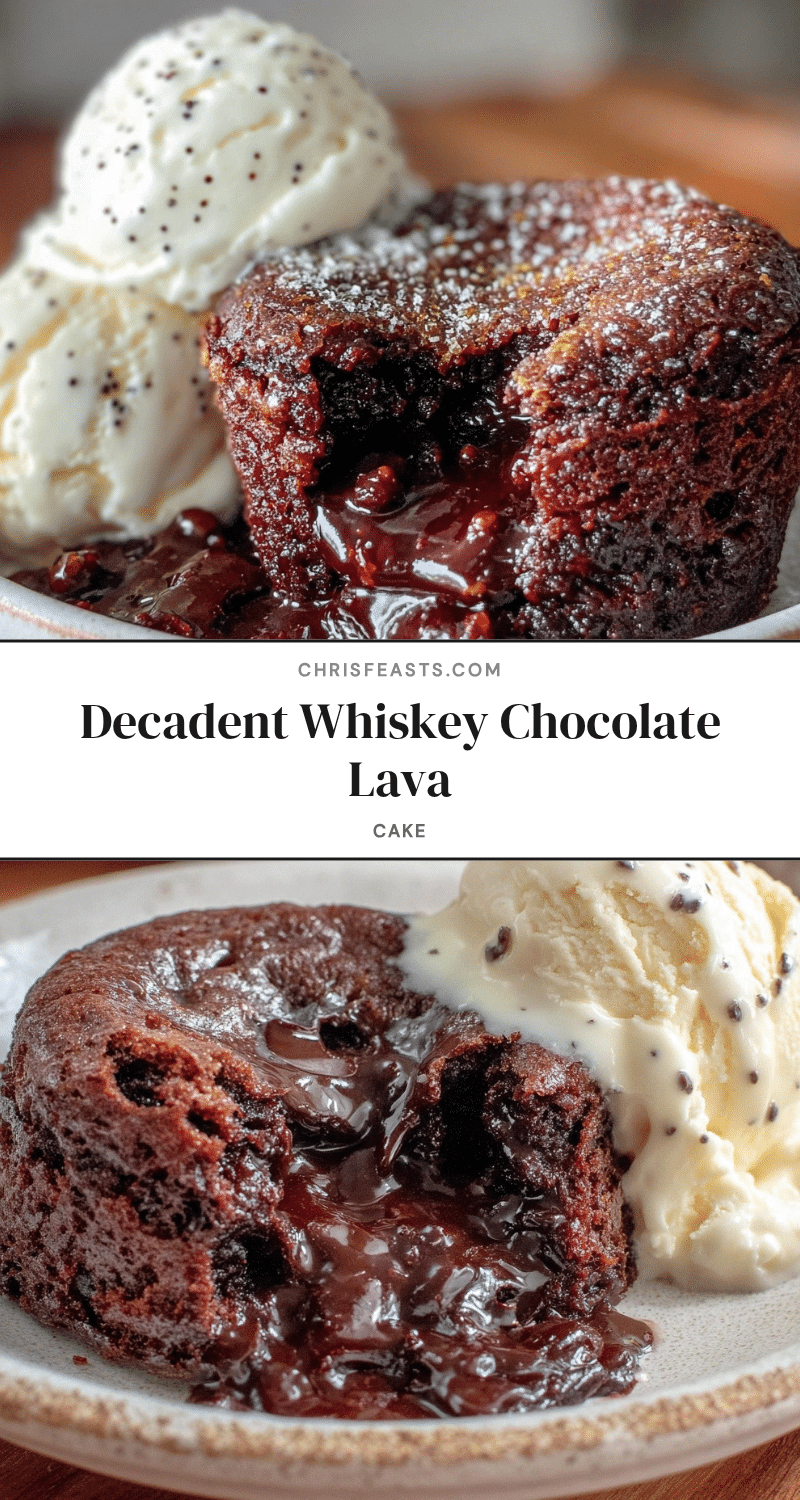 whiskey chocolate lava cake recipe
