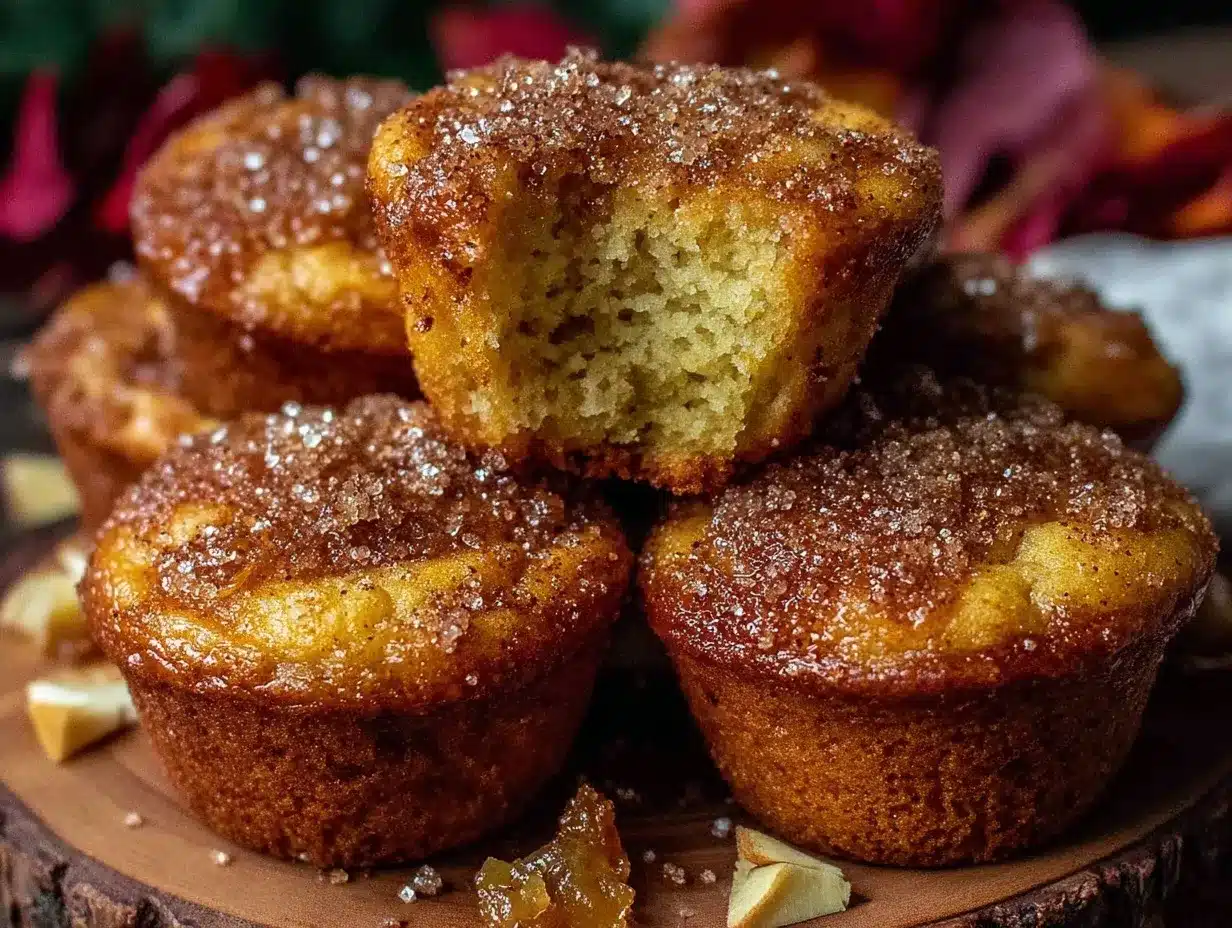 brown butter apple cider donut muffins preparation steps