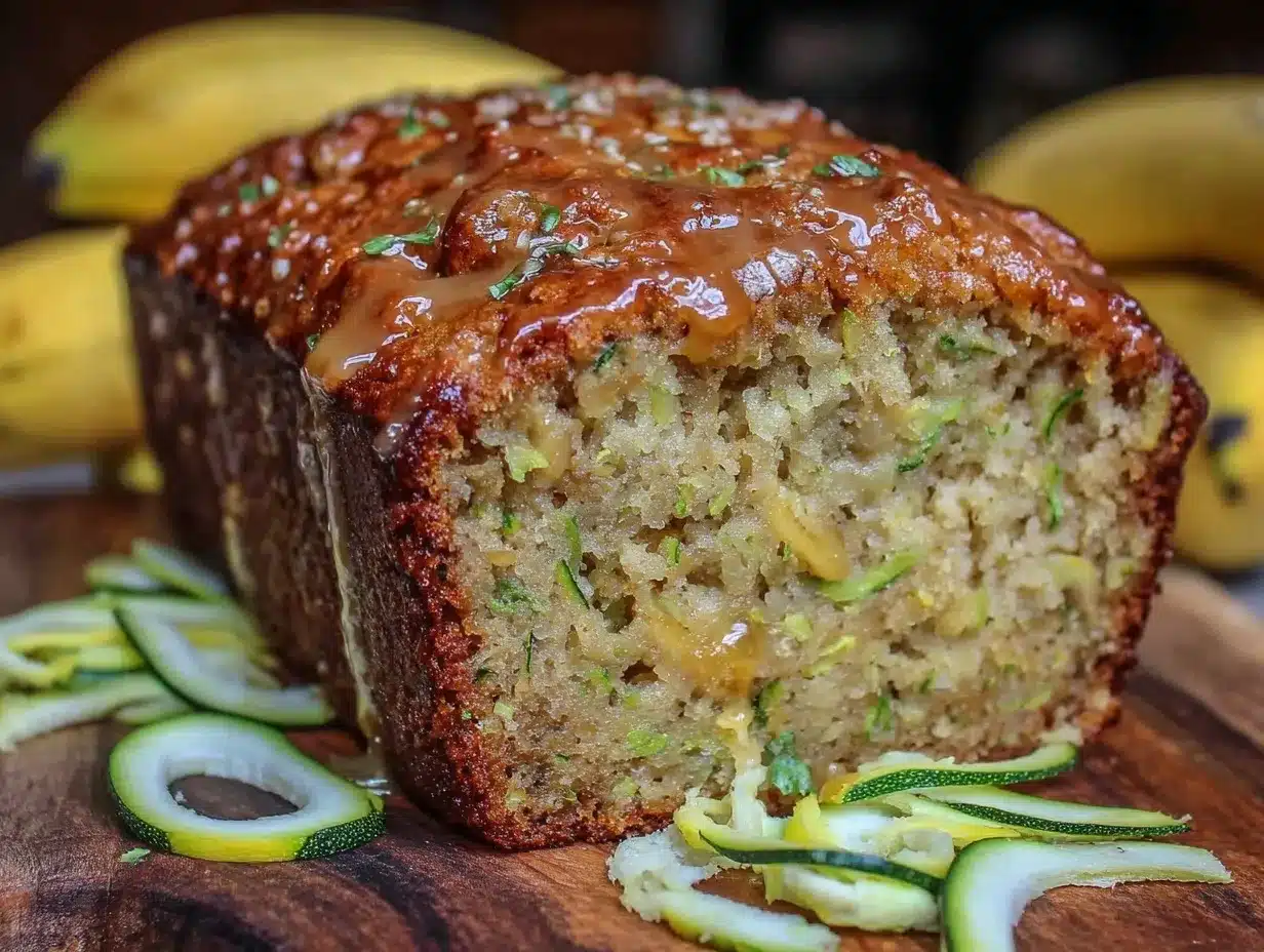 brown butter zucchini banana bread preparation steps
