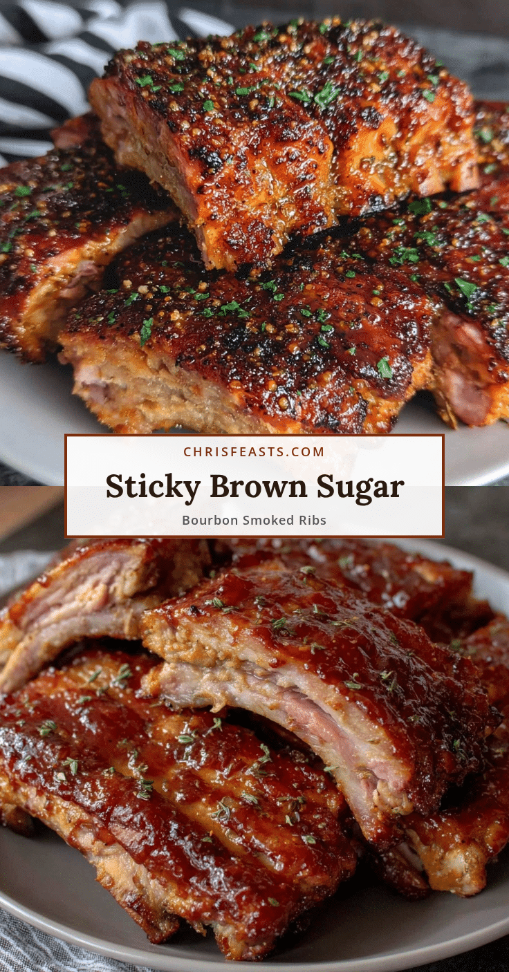 brown sugar bourbon smoked baby back ribs recipe