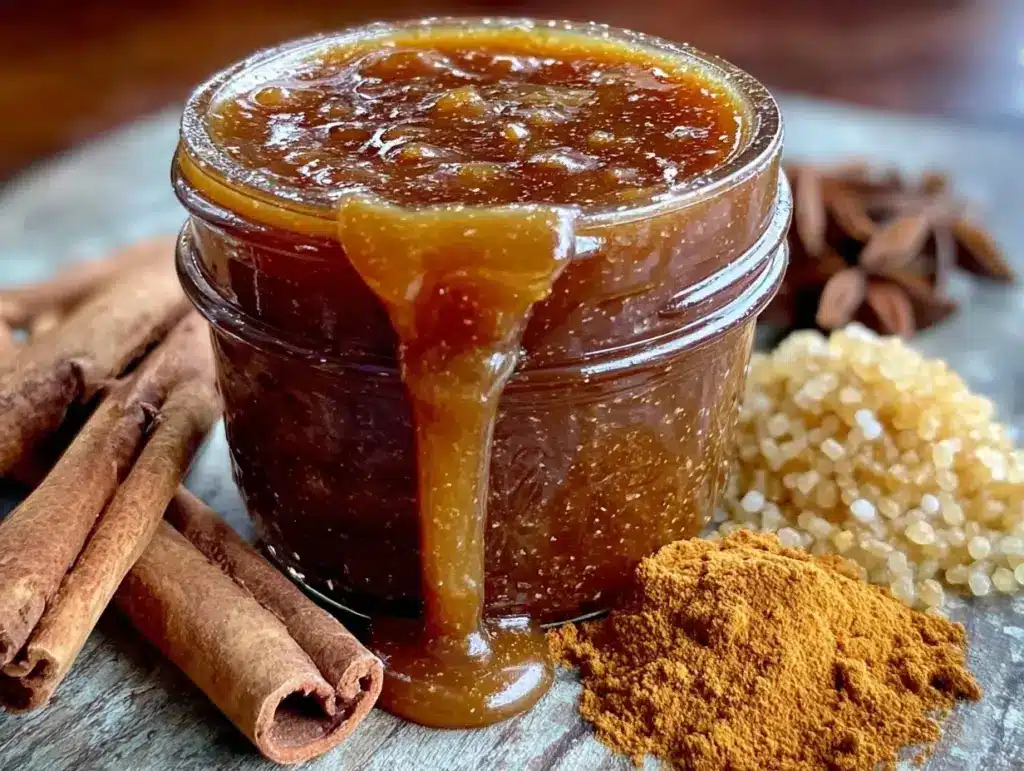 brown sugar maple pumpkin spice syrup - featured image