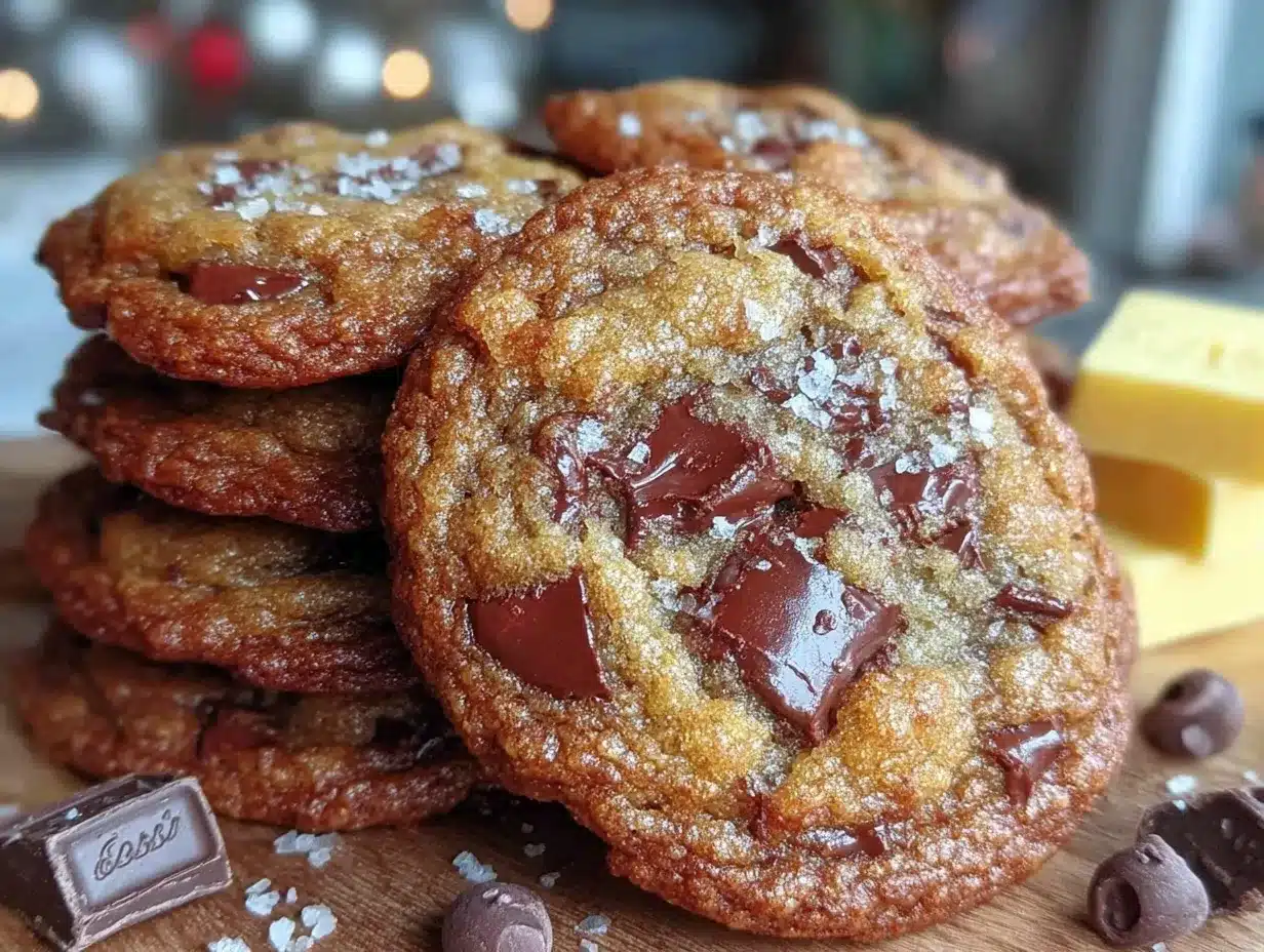 chewy chocolate chip cookies with browned butter preparation steps