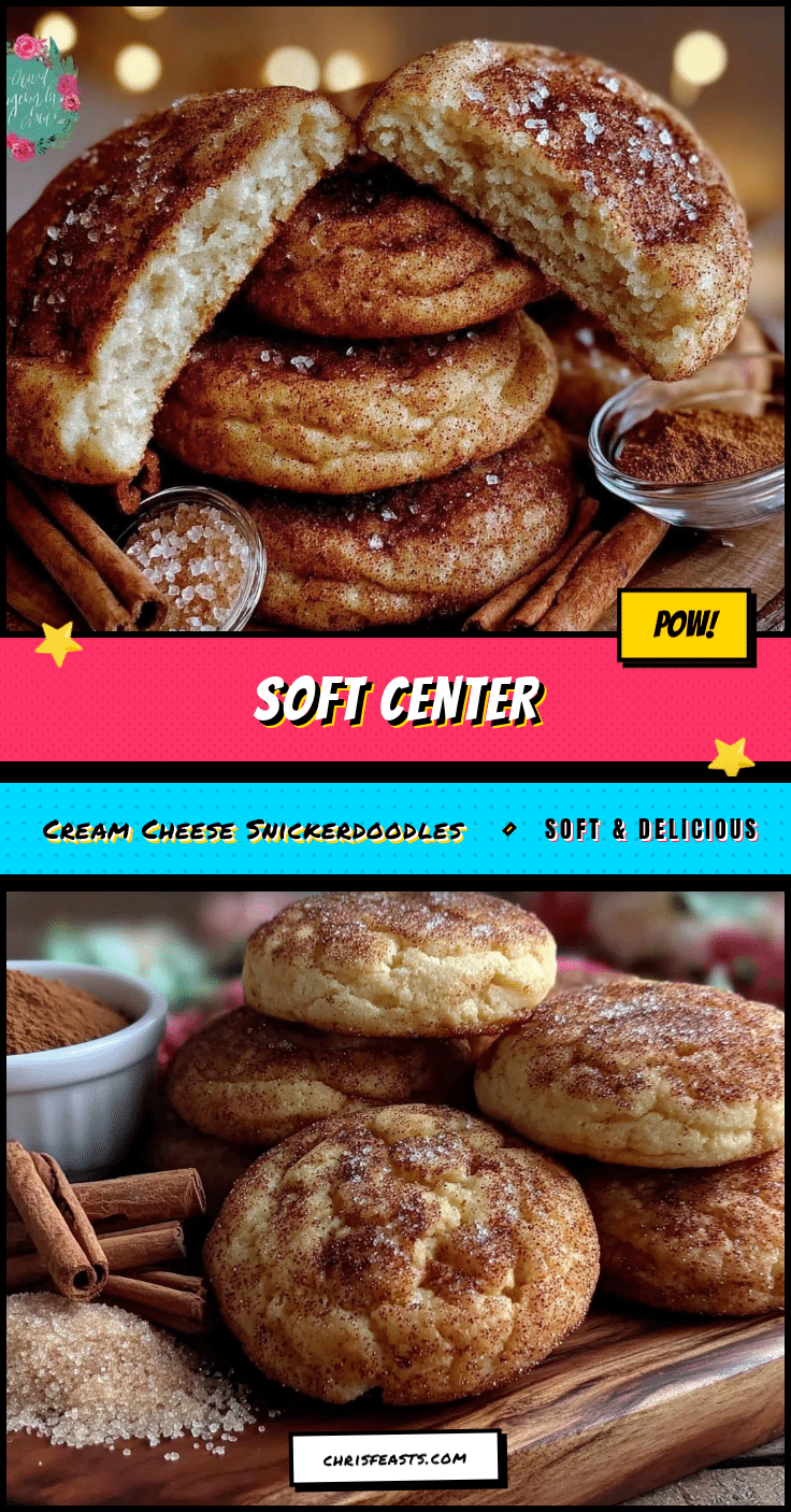 cream cheese snickerdoodle cookies recipe