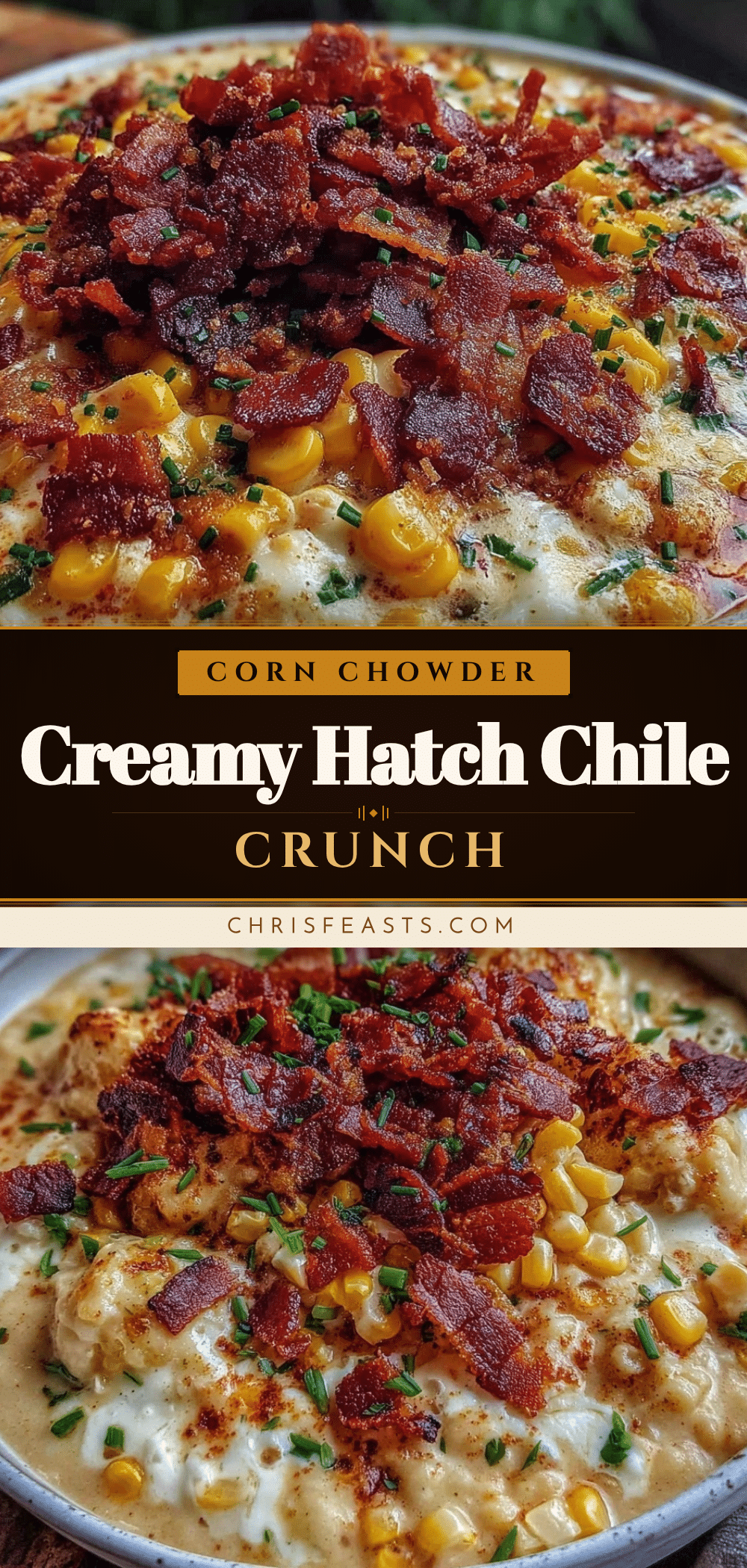 Creamy Hatch Chile Corn Chowder recipe