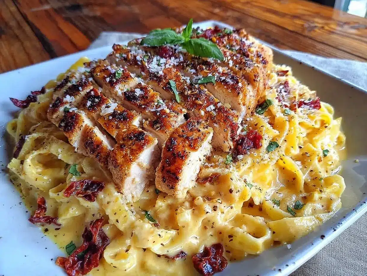 creamy Marry Me chicken pasta preparation steps