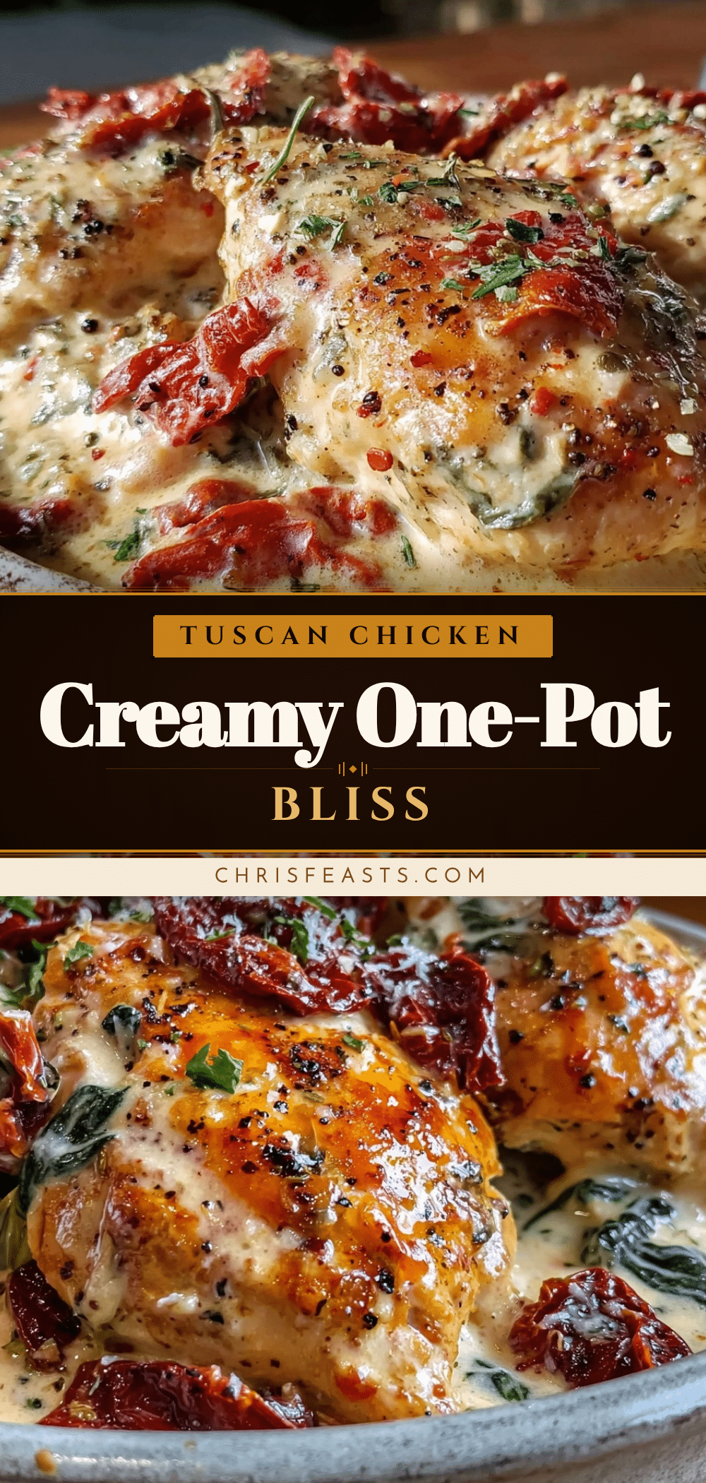 creamy one-pot tuscan chicken recipe
