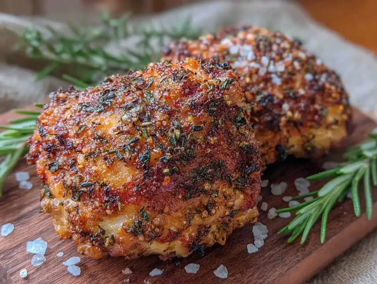 crispy baked ranch chicken thighs preparation steps