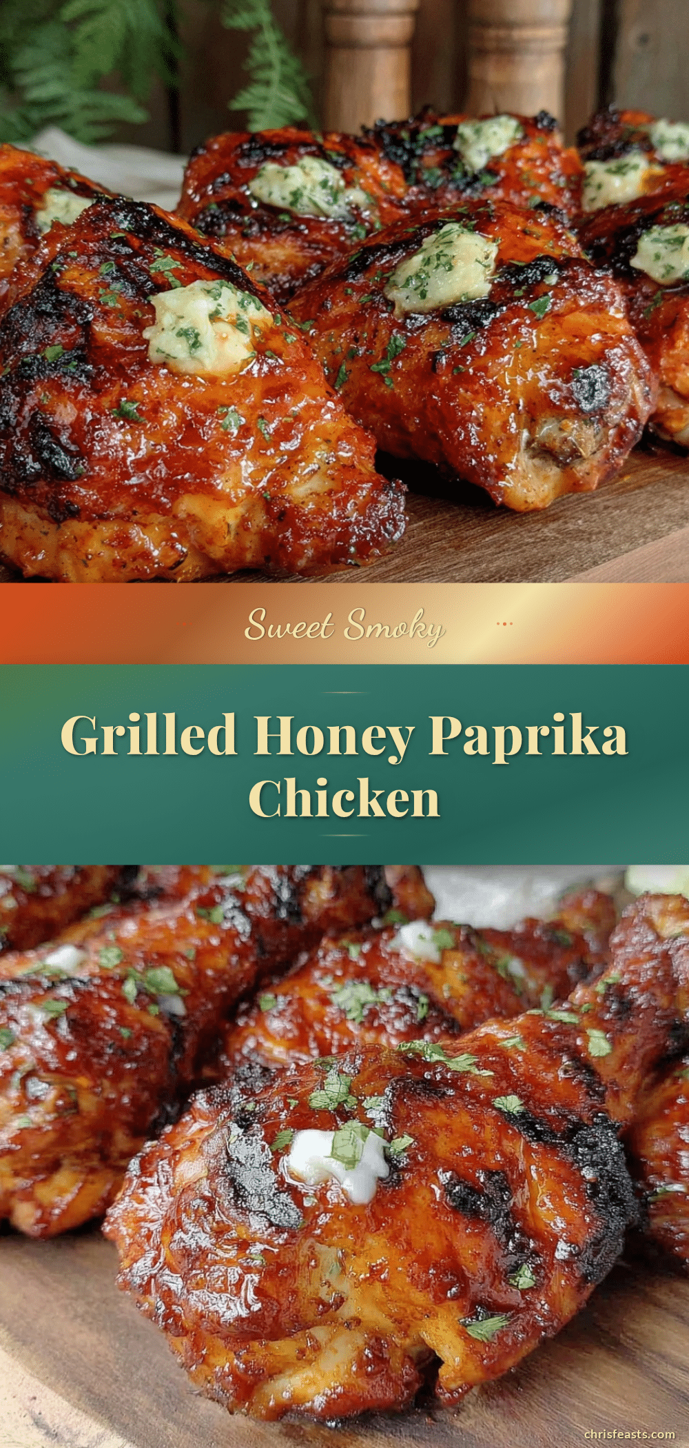 crispy grilled honey paprika chicken drumsticks recipe