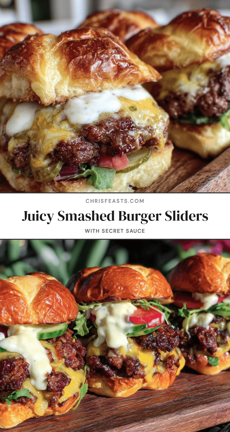 crispy smashed burger sliders recipe