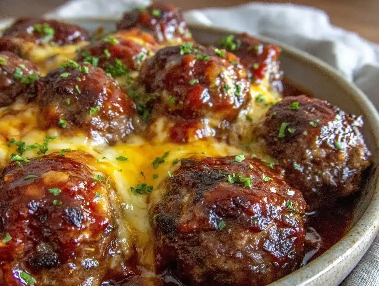 dump-and-bake meatball marinara pasta preparation steps