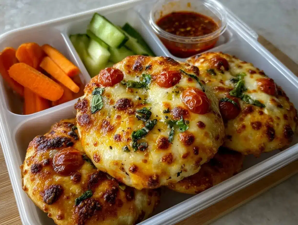 easy build-ahead pizza lunchable bento box preparation steps