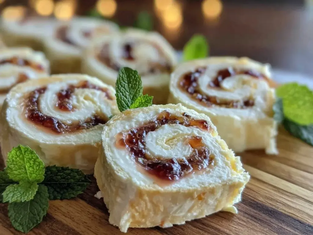 easy cream cheese and jam sushi rolls - featured image