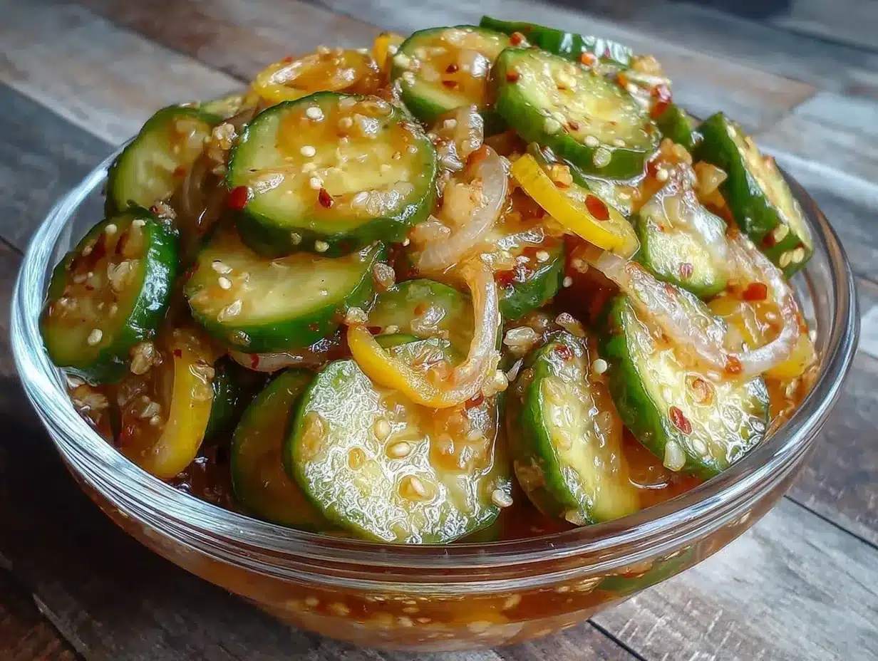 easy tangy bread and butter refrigerator pickles preparation steps