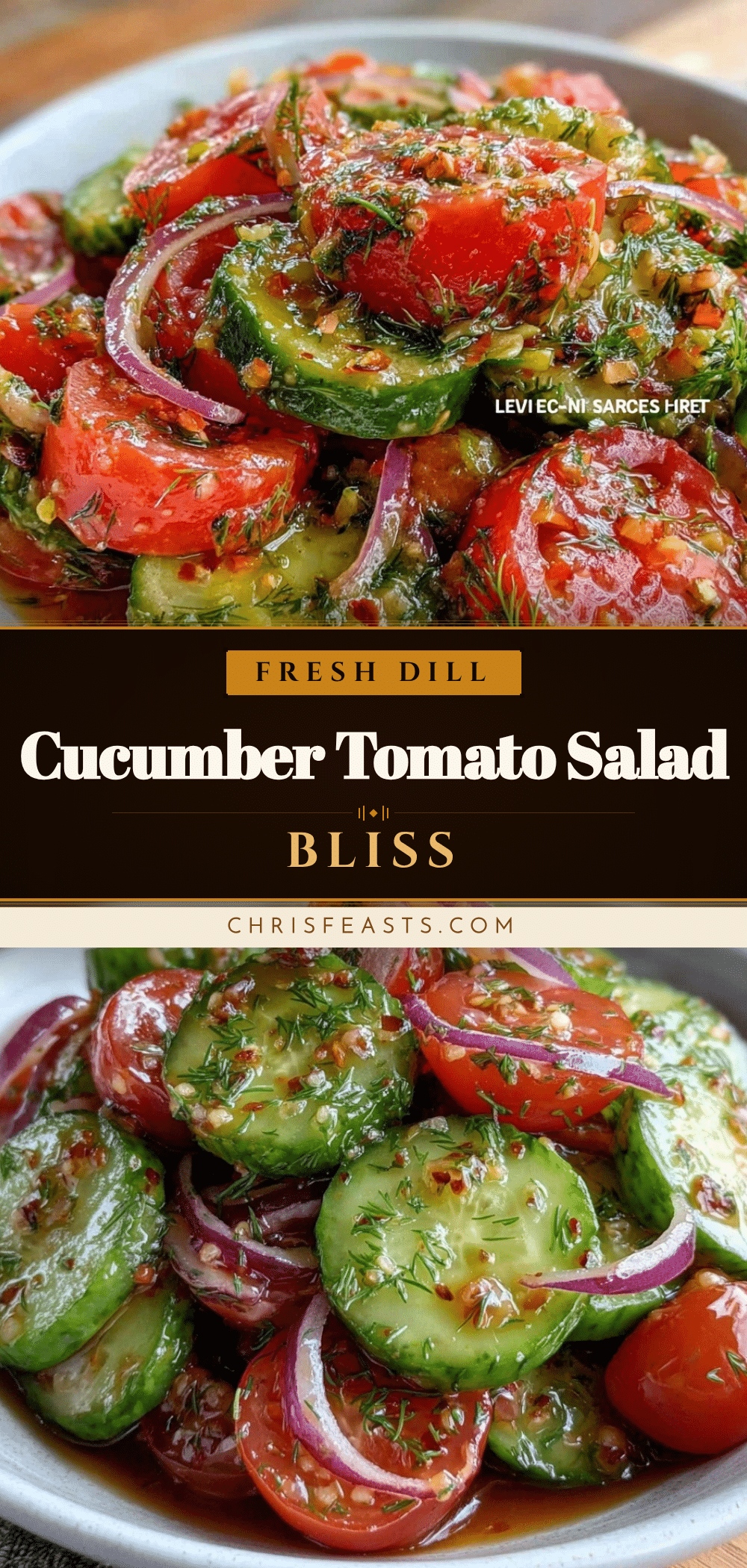 fresh dill cucumber tomato salad recipe