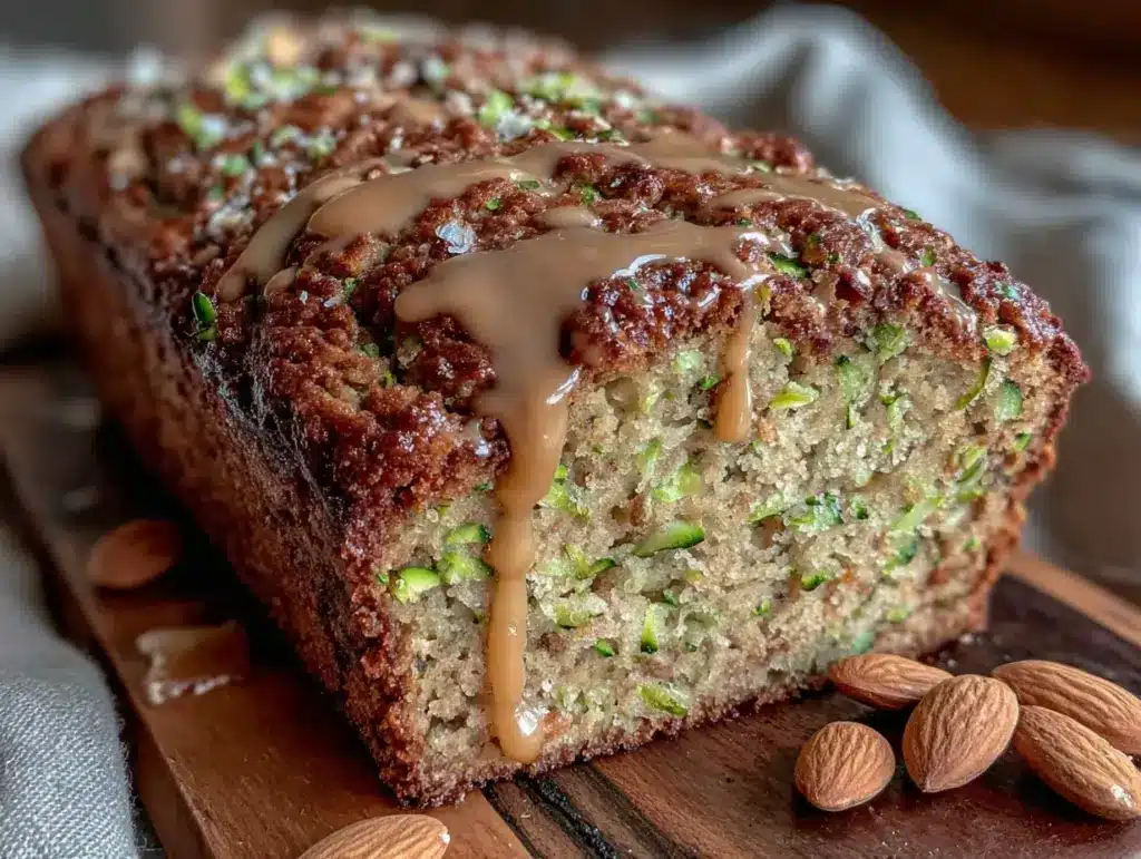 gluten-free almond flour zucchini bread - featured image