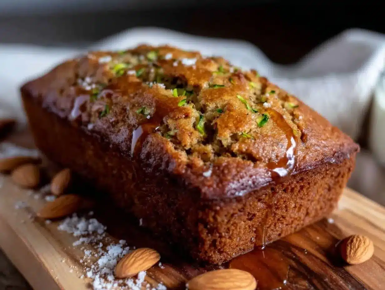 gluten-free almond flour zucchini bread preparation steps