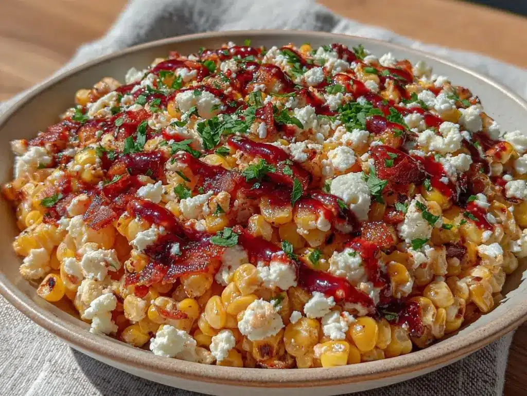 grilled mexican street corn salad - featured image
