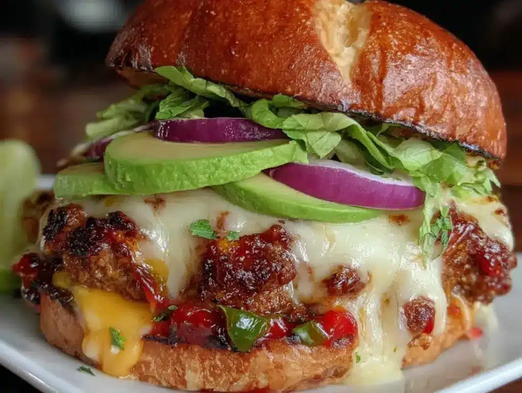 Hatch green chili smash burger - featured image