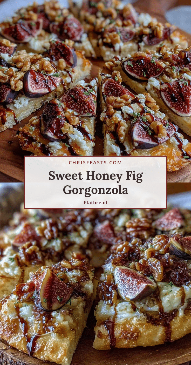 honey fig gorgonzola flatbread recipe
