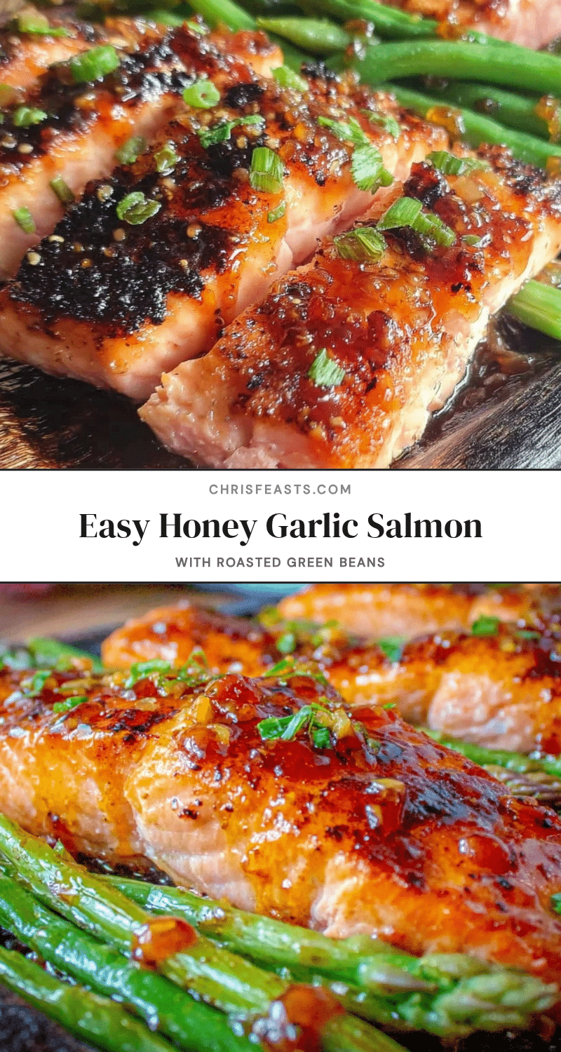 honey garlic salmon sheet pan dinner recipe