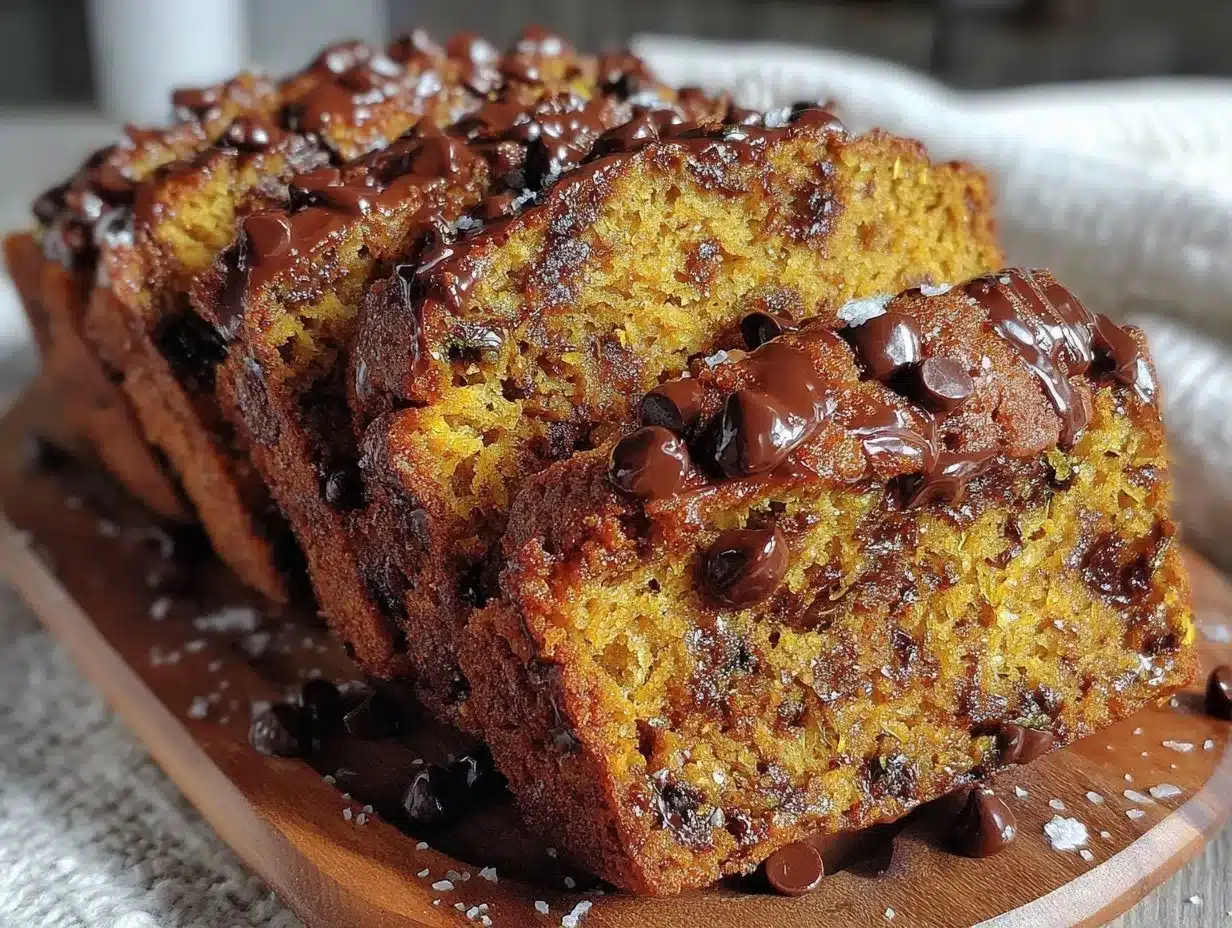 pumpkin chocolate chip bread preparation steps