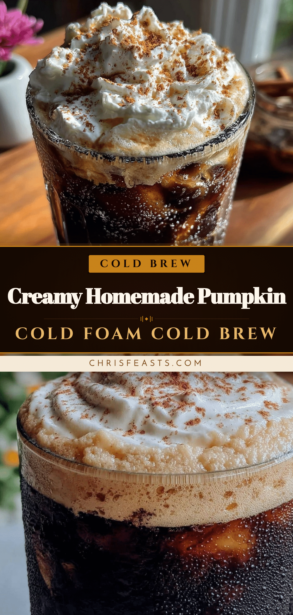 pumpkin cold foam cold brew recipe