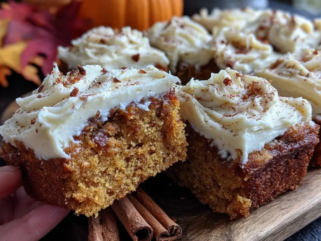 pumpkin spice sheet cake - featured image