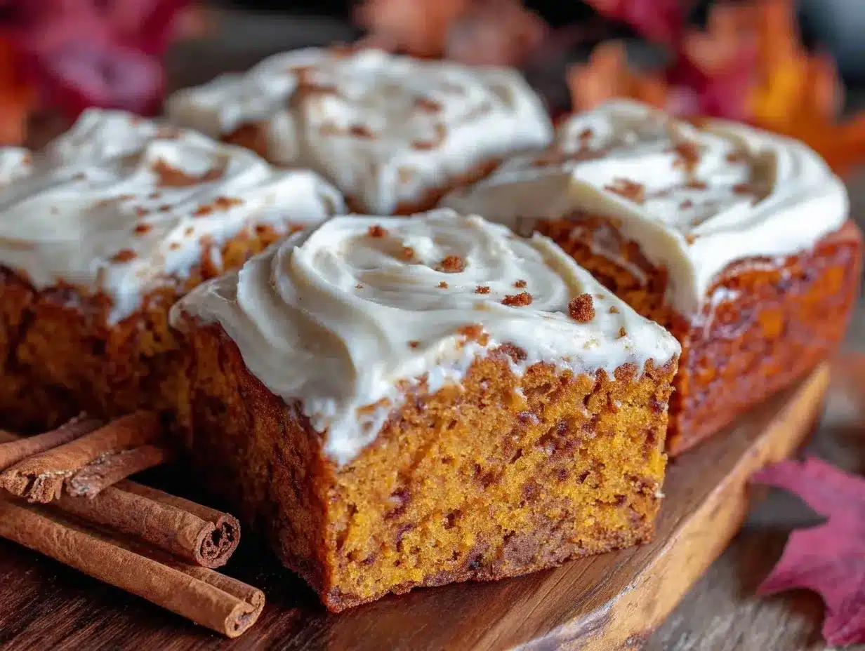 pumpkin spice sheet cake preparation steps