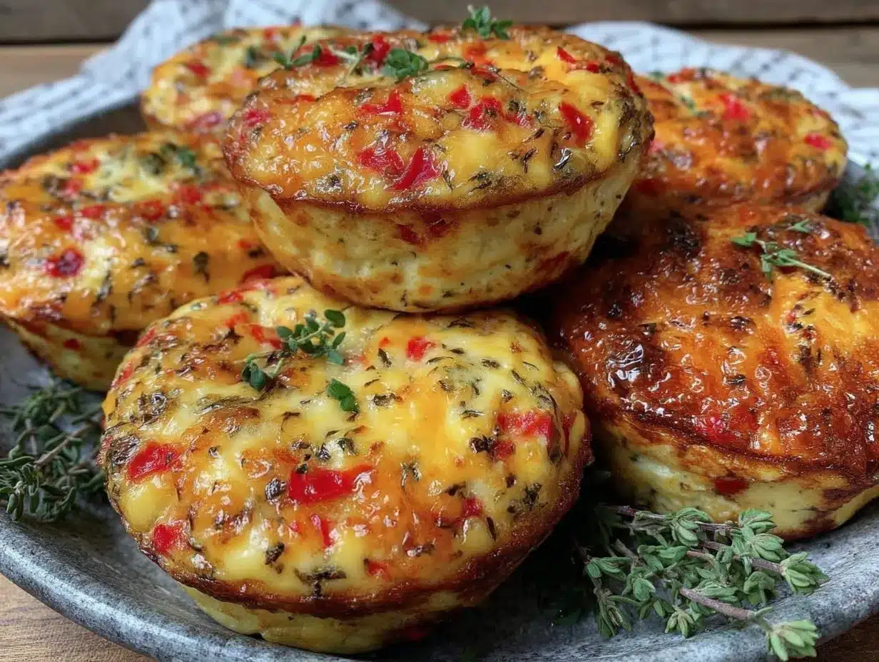 sheet pan egg and veggie breakfast muffin cups preparation steps