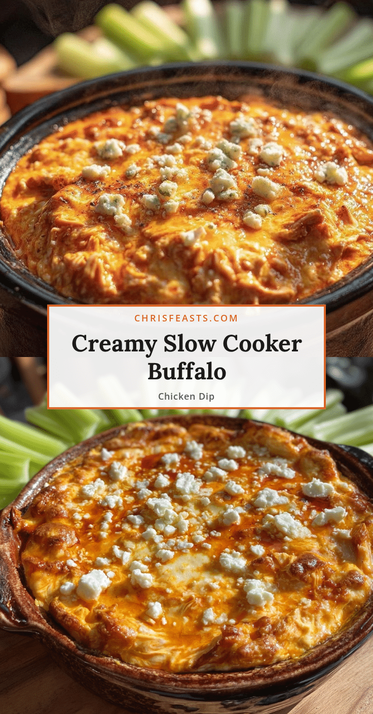 slow cooker buffalo chicken dip recipe