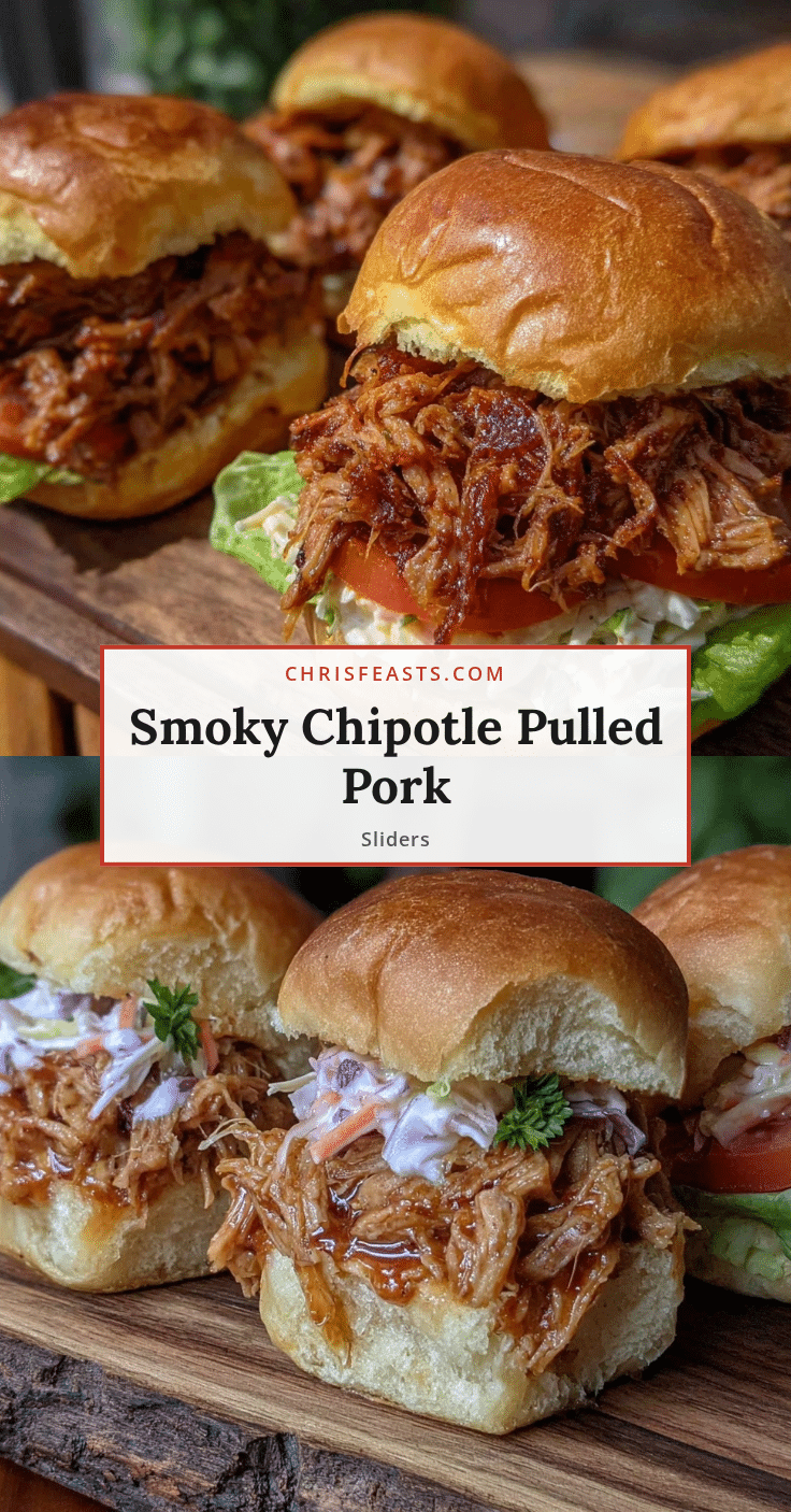 smoky chipotle pulled pork sliders recipe