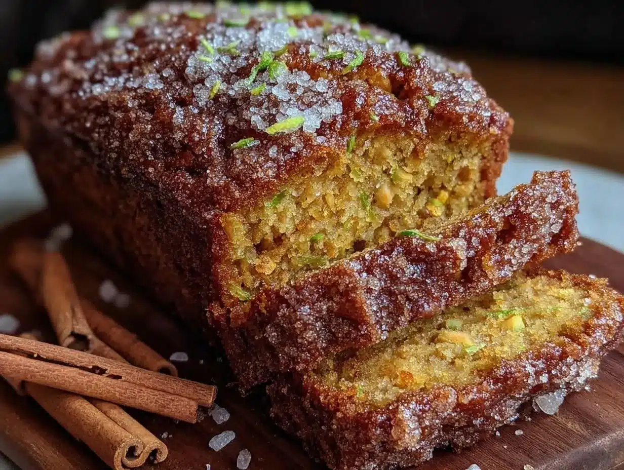 snickerdoodle zucchini bread preparation steps
