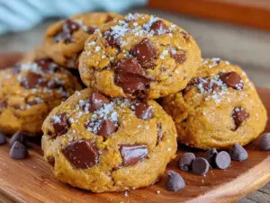 soft small batch pumpkin chocolate chip cookies - featured image