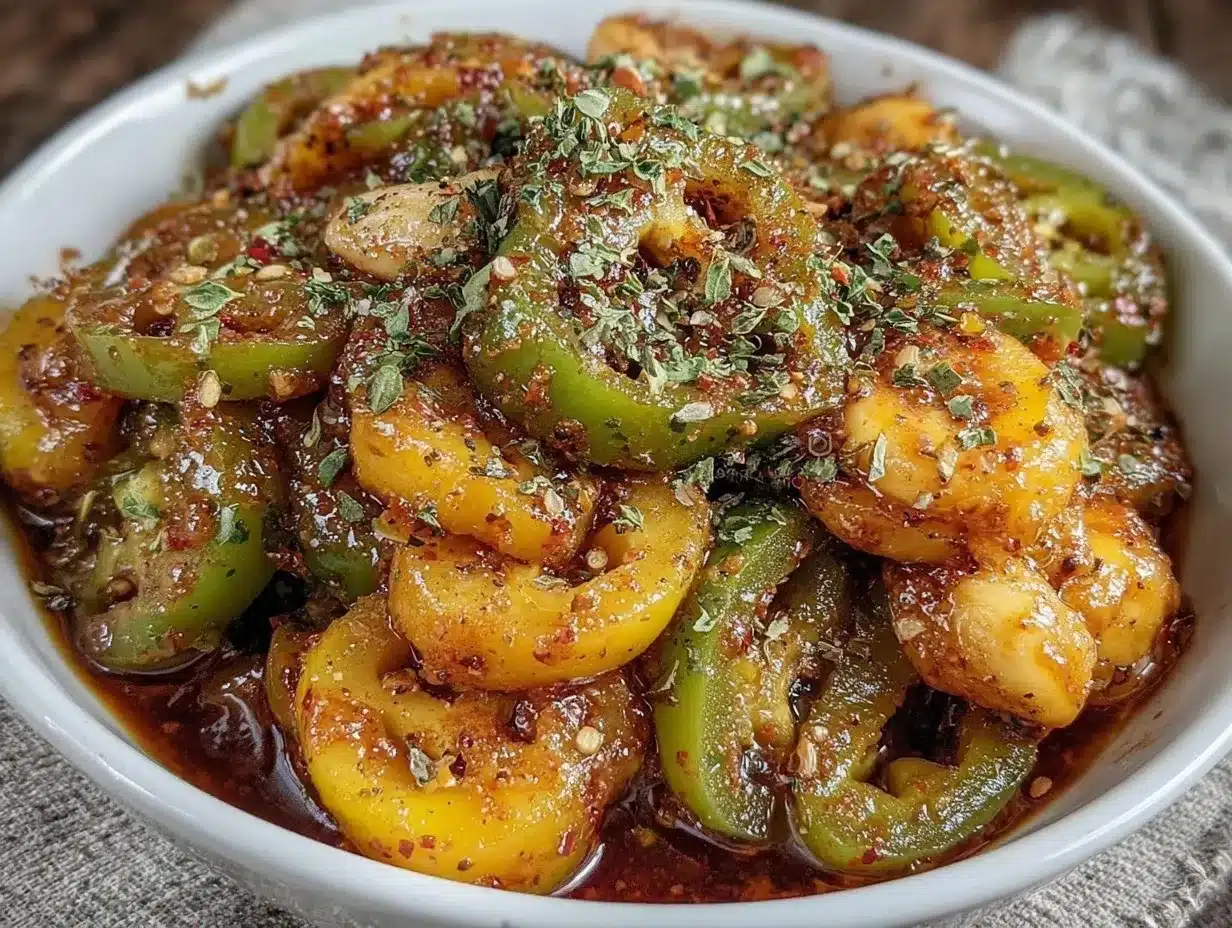 sweet pickled banana peppers preparation steps